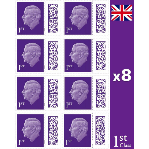 Albian 1st Class Stamps (8 Pack) - 1st Class - Barcoded Self Adhesive 1
