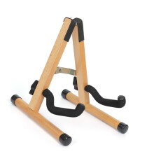 Wood Mandolin Folding Stand with Flat Back, Removable Stand, Solid Wood Violin Holder, Accessories for Violins