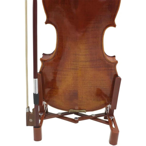 Violin Stand Holder Portable Foldable Violin Holder with Sponge Pad for Strings Adjustable Violin Accessory Set 1