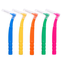 Interdental Toothbrush Pack of 50, Plastic Gum Flosser Tools for Effective Between Teeth Cleaning, Assorted Sizes