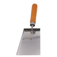 Stainless Steel Bee Hive Scraper with Comfortable Wooden Handle, Professional Beekeeping Maintenance Tool