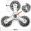 Stair Climbing Wheels for Shopping Trolley - 2 x Triangular Design, Easy Installation, Durable Plastic, Universal Fit 4
