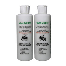Glo Germ Gel 8 Ounce Two Pack Double Pack Glo Germ Gel (16 oz) - Gel Lotion Based Simulated Germs - Helps Promote Better Hand Washing Habits - Trainin