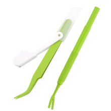 Tick Remover Tools for Dogs and Cats, 2-Piece Tick Tweezers and Pulling Set with LED Light, Easy to Use Tick Removal Kits