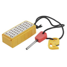 Fire Starter Survival Tool - All-In-One Flint and Steel Fire Starter Kit - Ferro Rod Fire Starter wi