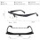 Adjustable Focus Glasses for Close and Long Vision, Dial Adjustable Reading Glasses, Unisex, 1 Piece 2