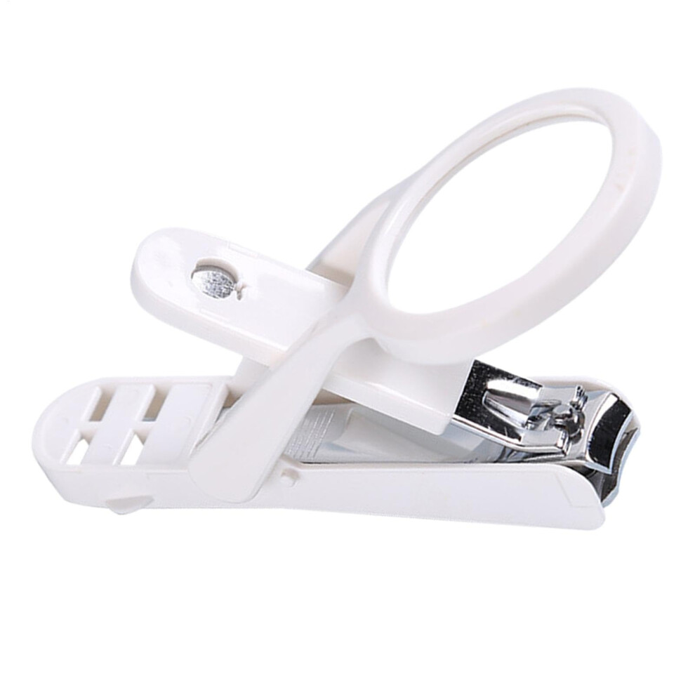 Nail Clipper with Magnifier for Precision Cutting Fingernails and Toenails, Rotatable Design for Seniors