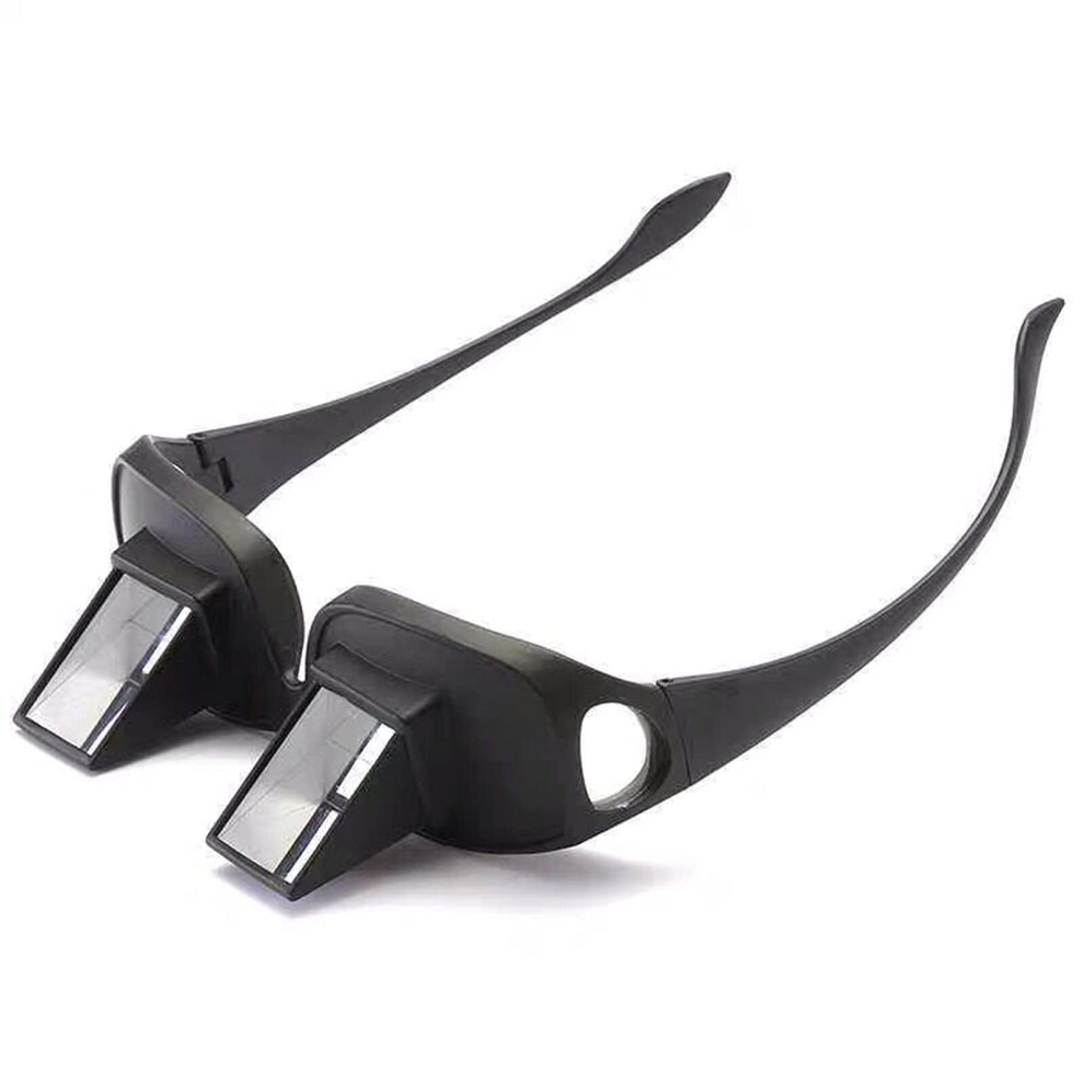 Horizontal Glasses Prism Glasses for Lazy Reading, TV Watching, and Bed Use â Angled Lazy Readers with Refraction Lenses