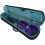 4/4 Violin Solid Wood Purple Acoustic Violin for Beginners String Instrument with High-Quality Strings 2