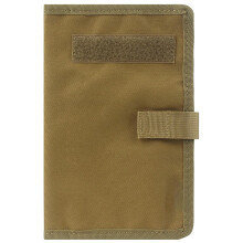 Waterproof Outdoor Tactical Notebook Cover, Khaki Diary Cover for Camping and Hiking, Durable Logbook Organizer