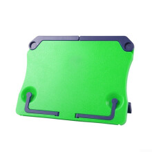 Portable Cookbook Holder Adjustable Stand for Musicians and Chefs, Eco-Friendly Green Color, Compact Design