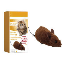 Electric Cat Toy Mouse | Interactive Remote-Controlled Mouse with Squeaking Sound | Automatic Motion for Indoor and Outdoor Play