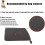 Dog Bite Protection Sleeve, Strong Arm Guard, Nylon, Bite Resistant, Space-Saving, Interactive Dog Training Tool, Black 3
