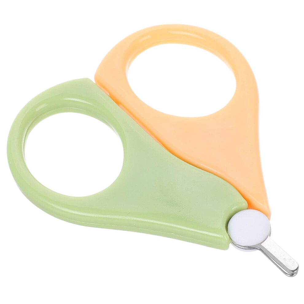 Baby Scissors Nail Cutter Set Electric Stainless Steel Nail Clippers with Round Tip File Small Nail Care Tools for Infants