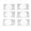 6pcs Compressed Towel Face Cleansing Compressed 15