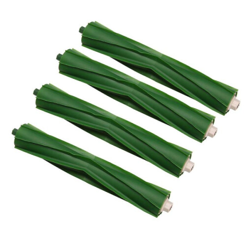 4 Set of Multi-Surface Rubber Brush Rollers for IRobot Roomba I&E Series I7 I7+I8 I8+/Plus E5 E6 E7 2
