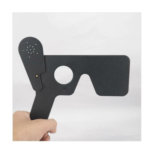 Professional Ophthalmic Lorgnette 17 Pinhole Black Plastic Vision Test Eye Occluder 1