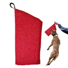 Dog Bite Cover for Training - Hard Arm Guard Sleeve for Puppies and Dogs - Durable Red Interactive Toy for Small to Large Pets