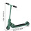 Fingertip Scooter Foldable Push Scooter for Kids, Interactive Finger Motion Roller with Brake, Trains Finger Flexibility 4