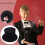 Wizard Magic Hat Foldable Black Cylinder with Feather, Secret Compartment for Magic Props Demonstration, 12-Inch Size 2