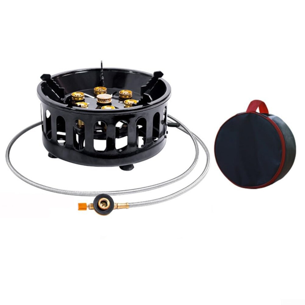 Windproof Camping Gas Burner 19800W Portable Stove with Electronic Ignition and Foldable Design for Outdoor Cooking-image-OPC-PK68PFM-NEW