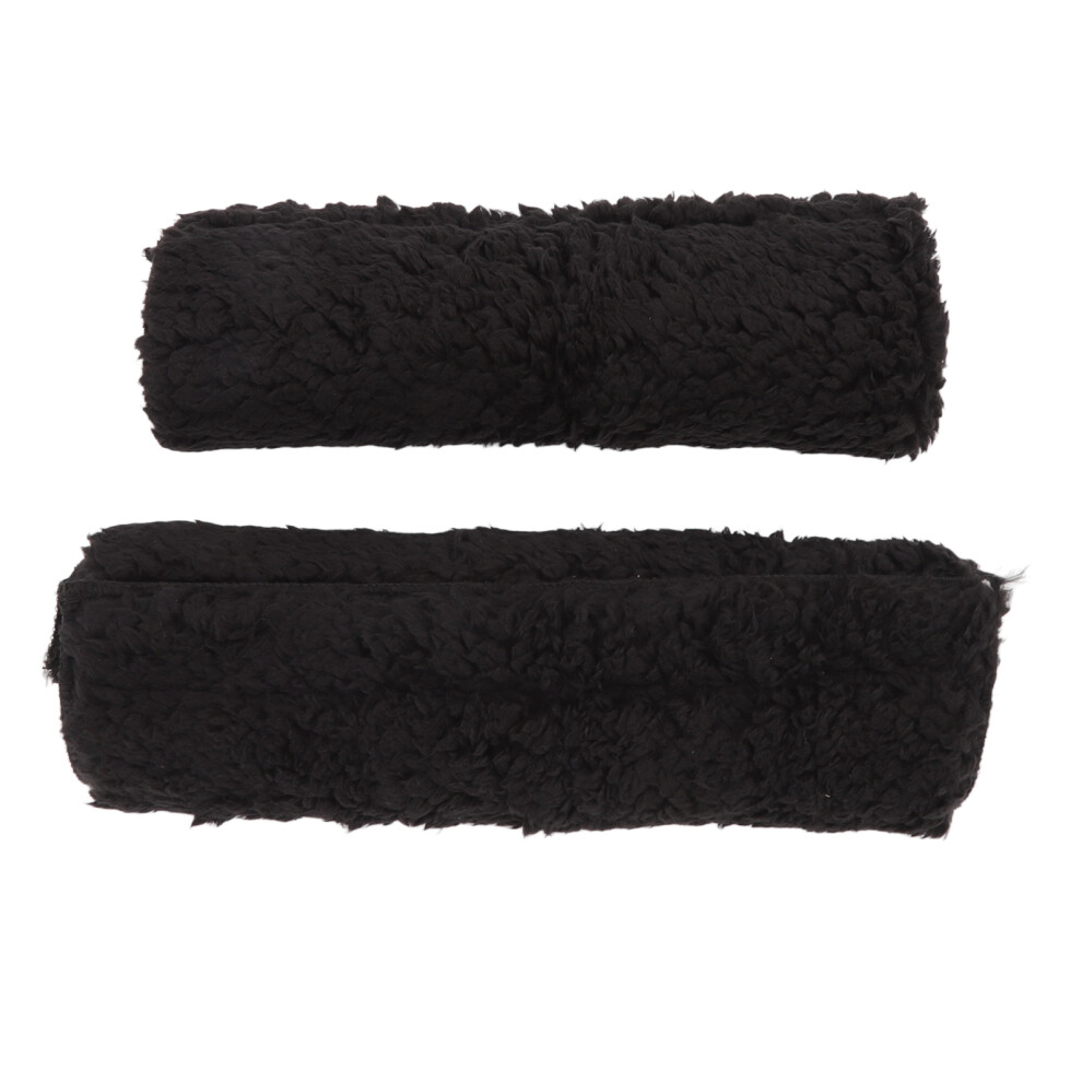2Pcs Wheelchair Armrest Pads Anti Slip Warm Berber
