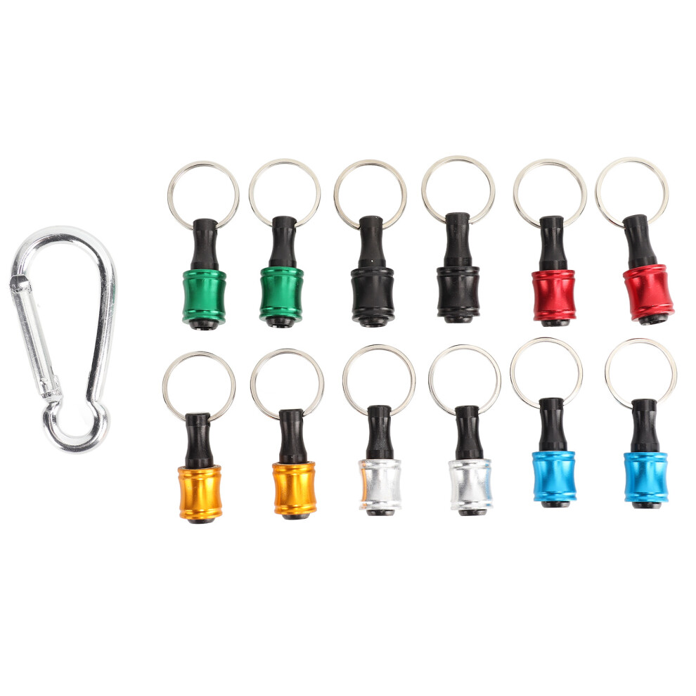 Hex Shank Keychain Screwdriver Bit Holder Quick 8130196615961