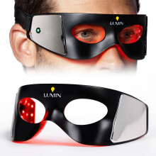 Luminator LED Eye Mask for Men's Skincare - Anti-Aging, Boost Collagen, Reduce Dark Circles & Wrinkles, Red Light Therapy for Under-Eye Treatment & Re