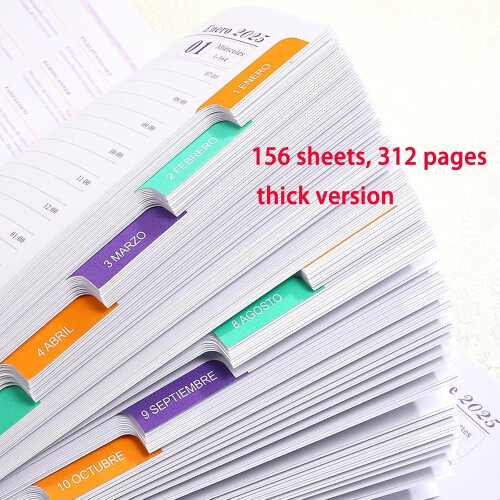 Lightweight Weekly Planner with Dot Grid Note Pages, A5 Size, Durable Cover, Ideal for Organization and Scheduling 2