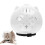 Breathable Cat Muzzle - Adjustable Transparent Pet Accessory for Bite Prevention - Medium Size with Air Holes 1