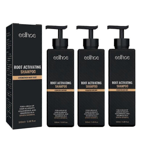 3pcs Shampoo Root Activator, Root Activator Shampoo, SPARTAN Hair Loss Shampoo