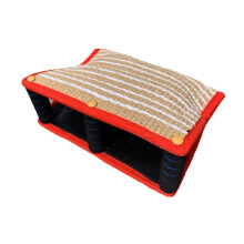 Dog Bite Pillow, Jute Dog Bite Sleeve, Interactive Dog Training Toy for Rottweilers, Red Color, Durable Material