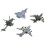 4pcs Pull Back Airplane Toy Children Boys Alloy 2