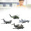 4pcs Pull Back Airplane Toy Children Boys Alloy 11