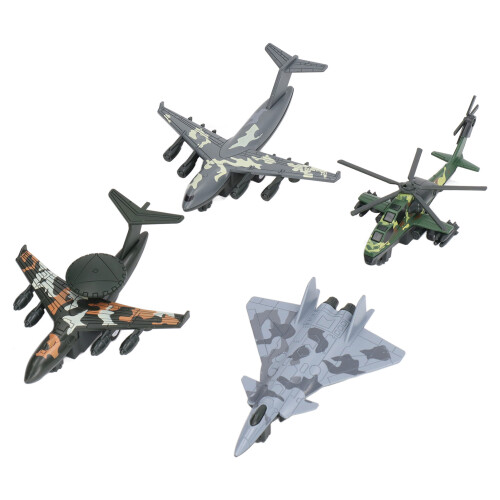 4pcs Pull Back Airplane Toy Children Boys Alloy