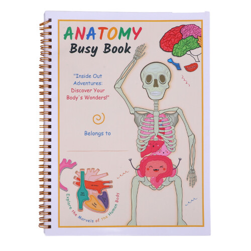 Human Body Anatomy Book for Toddlers Interactive 1