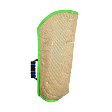 Dog Training Bite Pillow and Sleeve, Portable Dog Tug Toy, Durable for Puppies and Small to Medium Dogs, Green