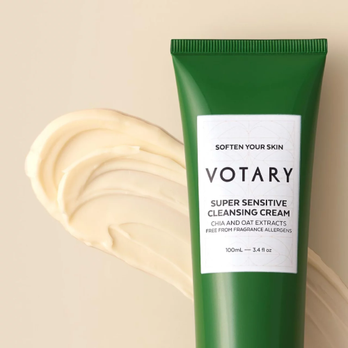 VOTARY Super Sensitive Cleansing Cream, Chia and Oat Extracts - 100ml