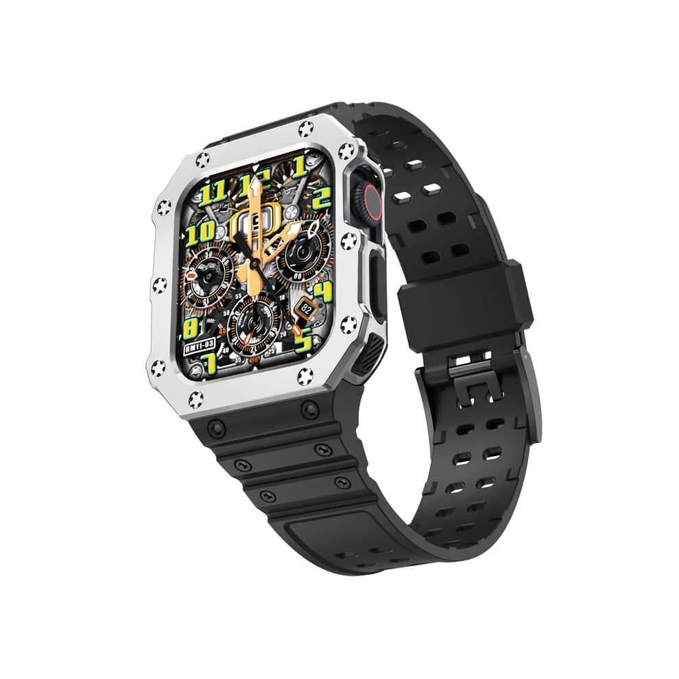 Apple Watch Bangle For Iwatch 7654321 Electroplating Tpu Band 42/44/45Mm Compatible Stylish Accessory 6447073195396