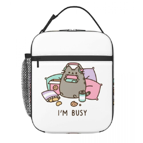 Pusheen Kat Draagbare Lunchbox Multifunctioneel Thermo Koelbox Voedselzak Isolerend 1