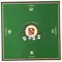 Mahjong Mat 32x32 Inch Non-Slip Table Cover for Poker, Card, Board Games, Roll-Up Design, Noise Reduction