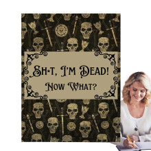 28.5 x 21 cm End-of-Life Planner Book for Final Wishes, Comprehensive Will Planning Workbook, Final Arrangements Organizer