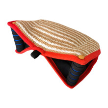 Dog Bite Pillow for Training, Durable Tugging Toy for Puppies, Portable Chew Resistant Design, Red Color