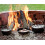 Lodge Frigideira de ferro fundido Lodge com suporte de ala quente de silicone vermelho de 12 polegadas 4