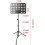 Music Stand, Adjustable Height, Medium-Sized, Telescopic Design, Portable Instrument Stand for Performances 2