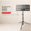 Music Stand, Adjustable Height, Medium-Sized, Telescopic Design, Portable Instrument Stand for Performances 4