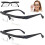 Vision Adjustable Glasses for Reading and Distance Vision, Focus Adjustable Reading Glasses, 2-Pack, Multi-Use Eyewear 1