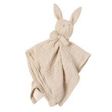 Cotton Gauze Baby Animal Comfort Towel 2 Layer Crepe Cloth Soothing Toy Bib Towel for Newborns and Infants