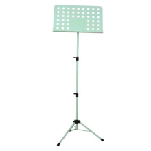 Portable Music Stand, Adjustable Folding Sheet Music Holder for Erhu, Guzheng, Guitar, Home Use, Green Color