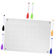 Weekly Planner Magnetic Fridge Calendar 16x12 Inch Dry Wipe Whiteboard Message Board for Home and Office Use